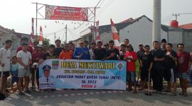 Kerja Bakti: Warga RW 16 Blok D Perumahan  Permata Nusa Indah Cibitung kompak.