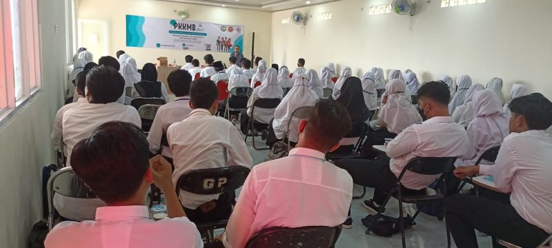 Ratusan Mahasiswa ikuti PKMB di Kampus STBA Bina Dinamika, Selasa 20 September 2022.