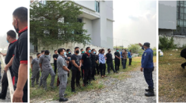 Simulasi : Kegiatan Fire Drill Simulation ini dilaksanakan bersama Tim Dinas Pemadam Kebakaran (Damkar) Kabupaten Bekasi.