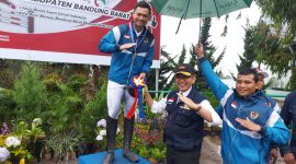 Bupati Bekasi, Dani Ramdan mengapresiasi Cabor Berkuda.