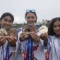 Keterangan foto : Cabang olahraga ski air dan wakeboard Kabupaten Bekasi menyumbangkan tiga medali emas selama ajang Porprov XIV Jabar 2022.