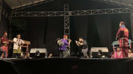 Kegiatan Night Museum Festival di Museum Gedung Juang Bekasi.
