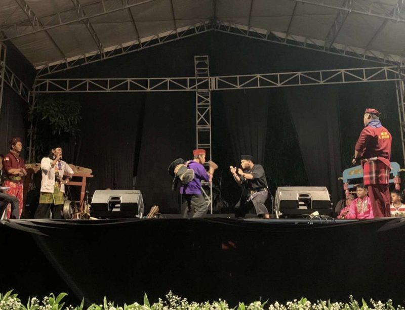 Kegiatan Night Museum Festival di Museum Gedung Juang Bekasi.