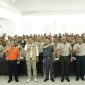 Pj Bupati Bekasi Dani Ramdan, usai menghadiri sosialisasi 40 Destana baru, di Aula lantai 3 Kantor BPBD.
