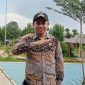 Pj Kepala Desa Cibening, Abdul Rachmat meninjau lokasi Taman Waluh yang menjadi konsep desa wisata di Desa Cibening.