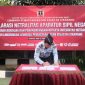 MOU : Lembaga Pemasyarakatan Lapas Cikarang melaksanakan penandatanganan Pakta Integritas Netralitas Pegawai di Lembaga Pemasyarakatan Kelas IIA Cikarang, di Halaman Gedung I Lembaga Pemasyarakatan Kelas IIA Cikarang, Senin (13/02/).