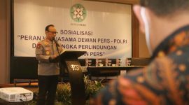 Kadivhumas Polri, Irjen Pol Dedi Prasetyo mengatakan Polri mendukung perlindungan kemerdekaan pers.

