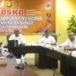 Posko Komando Tanggap Darurat Bencana Hidrometeorologi Kabupaten Bekasi terus memantau perkembangan banjir di Kecamatan Muaragembong, Cabangbungin dan Pebayuran.