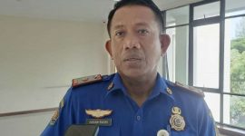 Kepala Dinas Pemadam Kebakaran Kabupaten Bekasi Hasan Basri.
