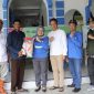 Rumah Sakit Umum Daerah (RSUD) Kabupaten Bekasi menyalurkan bantuan sembako kepada warga terdampak banjir di Kampung Cabang Dua RT 18/06, Desa Lenggahsari, Kecamatan Cabangbungin, pada Jum'at (10/03).