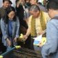 Wakil Menteri Lingkungan Hidup dan Kehutanan (LHK), Dr Alue Dohong meresmikan Ekoriparian Mega Regency di Desa Sukaragam Kecamatan Serang Baru.