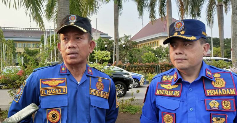 Kepala Dinas Pemadam Kebakaran Kabupaten Bekasi, Hasan Basri.