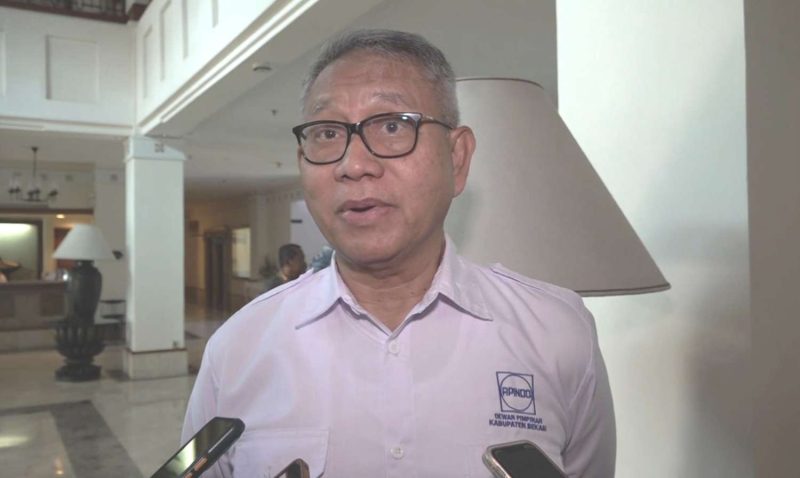 Ketua Asosiasi Pengusaha Indonesia (Apindo) Kabupaten Bekasi, Sutomo.
