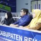 Kepala Dinas Kesehatan, Kabuapten Bekasi dr Alamsyah didampingi pihak RS Ananda Babelan, dalam Monitoring dan Evaluasi Implementasi KRIS JKN virtual di Command Centre, Diskominfosantik, Kecamatan Cikarang PUsat, Kamis (22/6/2023).
