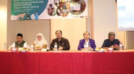 Dinas Pertanian Kabupaten Bekasi melepas 35 orang tim teknis pengawas kesehatan hewan kurban dalam rangka menghadapi Hari Raya Idul Adha 1444 H/2023, di Hotel GTV, Sukamahi, Cikarang Pusat, pada Selasa (13/06/2023).