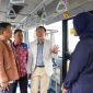 Pj Bupati Bekasi Dani Ramdandalam peluncuran program Bus Rapid Transit (BRT) sebagai angkutan penunjang atau feeder untuk Light Rail Transit (LRT). 