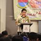 Sekda Kabupaten Bekasi Dedy Supriyadi Membuka secara resmi Sosialisasi Pengawasan dan Evaluasi Penggunaan Katalog Lokal Kabupaten Bekasi di Ballroom Hotel Sakura Sukamahi, Cikarang Pusat, pada Kamis (20/07/2023). 