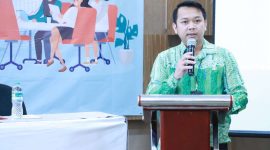 Kepala Bidang Komunikasi dan Informasi Publik (IKP) Diskominfosantik Kabupaten Bekasi, Rhamdan Nurul Ikhsan. 