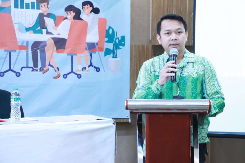 Kepala Bidang Komunikasi dan Informasi Publik (IKP) Diskominfosantik Kabupaten Bekasi, Rhamdan Nurul Ikhsan. 