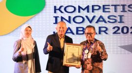 Pemerintah Kota Bekasi berhasil mendapatkan tiga besar Kabupaten/Kota se-Jawa Barat meraih penghargaan top 25 inovasi Kompetisi Inovasi Jawa Barat (KIJB) Tahun 2023.
