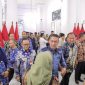 Foto Istimewa: Pj. Wali Kota Bekasi Gani Muhamad menghadiri High Level Meeting (HLM) bersama Tim Pengendalian Inflasi Daerah (TPID) dari Provinsi DKI Jakarta.
