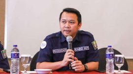 Kepala Bidang Informasi dan Komunikasi Publik (IKP) Diskominfosantik Kabupaten Bekasi, Rhamdan Nurul Ikhsan,.