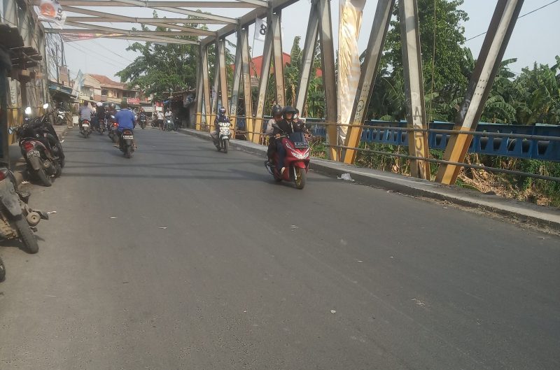 Foto Istimewa: Jembatan Babelan Kabupaten Bekasi pasca di perbaiki/ Hans.