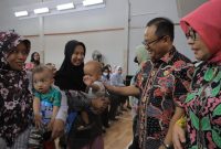 Pemerintah Kota Bekasi melalui Dinas Kesehatan menggencarkan Pemberian Makanan Tambahan Berbahan Pangan Lokal (PMT) bagi Balita serta Tablet Zat Besi Fe bagi Ibu Hamil 