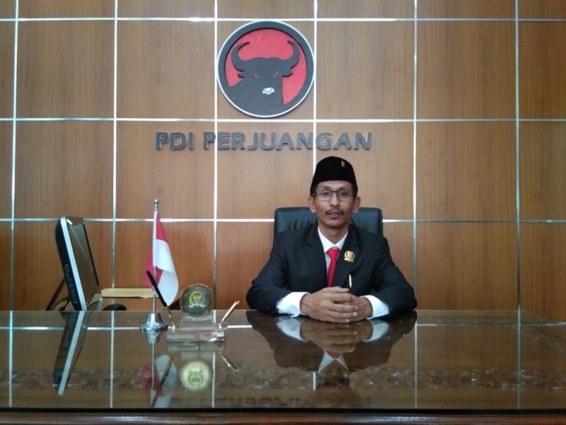 Optimis : Wakil Ketua II DPRD Fraksi PDI Perjuangan, Soleman.