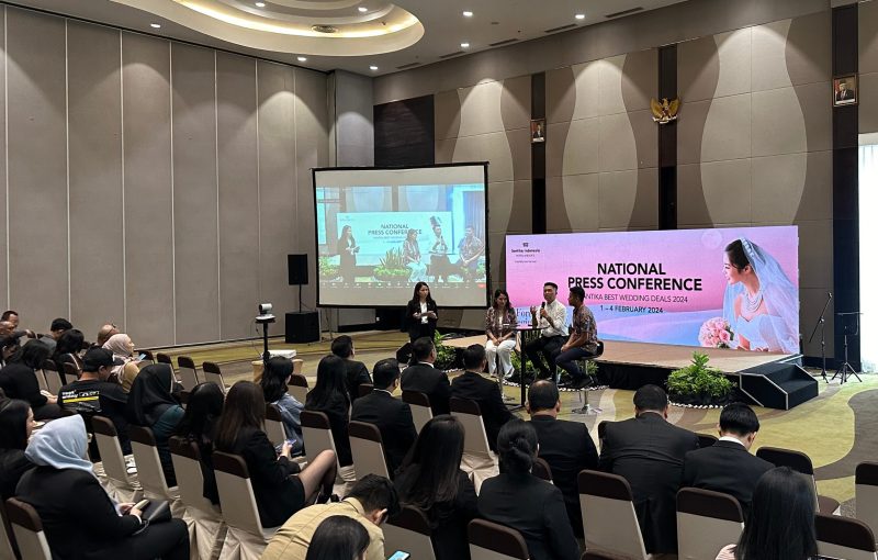 Press Confrence: Wujudkan Pernikahan Impian Bersama Santika Indonesia Hotels & Resorts di Santika Best Wedding Deals 2024 : “Forever Beginning”.
