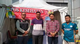 Salah satu Posko Kesehatan yang disiagakan Dinkes Kabupaten Bekasi dalam rangka membantu kelancaran Natal 2023 dan Tahun Baru (Nataru) 2024.
