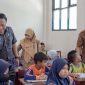 Foto Dokumentasi: Kepala Dinas Cipta Karya dan Tata Ruang Benny Sugiarto Prawiro bersama Kepala Dinas Pendidikan Kabupaten Bekasi Imam Faturahman saat meninjau gedung sekolah baru hasil pembangunan.