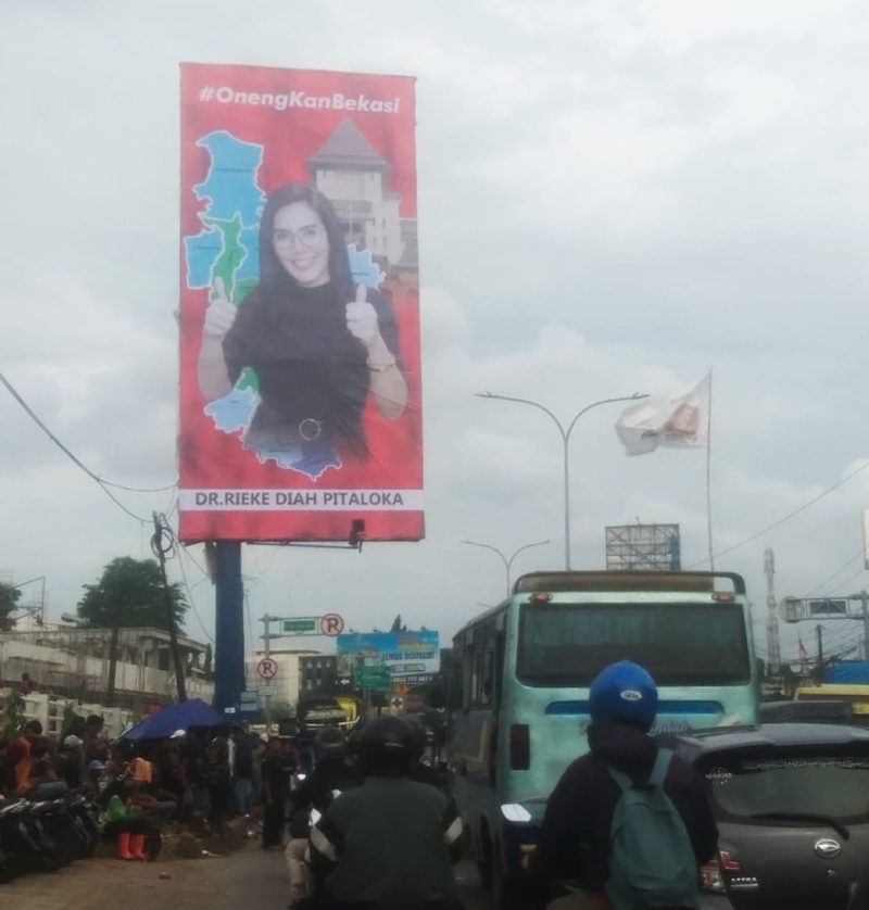 Baliho: Billbaord #OnengkanBekasi tersebar di Kabupaten Bekasi