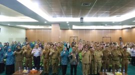 Rapat koordinasi Pengurus Tim Penggerak Pemberdayaan dan Kesejahteraan Keluarga (PKK) Kota Bekasi.