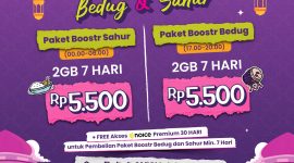 Tersedia promo THR Bonus dan Pahala Deals mulai Rp 30 ribu, THR Flash Sale diskon hingga 35%, hingga paket Pahala Deals diskon hingga 40.