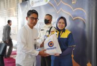 6.000 Paket Sembako dilaksanakan pada Rabu (27/03) di Masjid Ar Rahman, Kantor Pusat Jasa Marga.