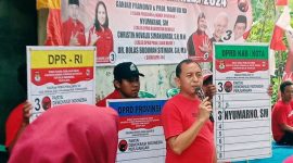 Nyumarno saat kampanye di beberapa bulan yang lalu./doc.
