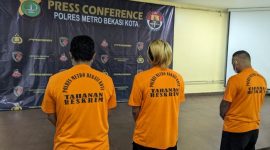3 Tersangka Kasus SPBU di Dekat Alun-alun Kota Bekasi.
