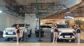 Pameran : Stand Mitsubishi Sun Star Prima Motor Lippo Cikarang di Aeon Mall Deltamas.