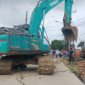 Gercep: Terjadinya longsor susulan di Kp. Legok Cariu, Desa Sukamukti, Kecamatan Bojongmangu pada Rabu (13/03/2024).