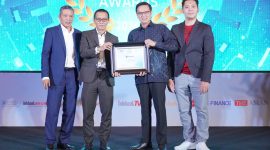 Penghargaan: Manajemen Jasa Marga, Direktur Teknik PT Marga Trans Nusantara (MTN) Dony Ikhwan, yang menyampaikan bahwa penghargaan ini merupakan wujud apresiasi kepada Jasa Marga yang terus berupaya memberikan pelayanan terbaik.