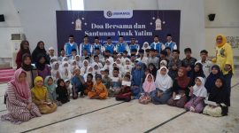 PT Jasa Marga (Persero) Tbk menggelar kegiatan Doa Bersama dan Santunan Anak Yatim.