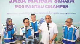 Anggota Komisi VI DPR RI Andre Rosiade menyampaikan tujuan kunjungannya yaitu untuk melihat kesiapan Jasa Marga dalam melayani arus balik Hari Raya Idulfitri 1445 H.
