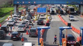 PT Jasa Marga (Persero) Tbk mencatat sebanyak 1.228.025 kendaraan kembali ke wilayah Jabotabek.