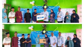 Bantuan : PNM Cabang Bekasi berikan bantuan dan pembiayaan untuk Madrasah Al-Ikhlas, pada Jumat 28 Juni 2024.