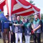 LAUNCHING DESA SIAGA BEBAS TBC : Pj Bupati Bekasi Dani Ramdan didampingi Ketua TP-PKK Kabupaten Bekasi Ria Sabaria dan Kepala Dinas Kesehatan, dr Alamsyah, melaunching Desa Siaga Bebas TBC, di Kantor Kecamatan Tambelang, Kamis, (11/07/2024).