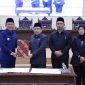DPRD Kabupaten Bekasi menetapkan Raperda tentang pertanggungjawaban pelaksanaan APBD TA 2023, dan Raperda Rencana Pembangunan Jangka Panjang Daerah Tahun 2025-2045. Bertempat di Ruang Rapat Paripurna, Cikarang Pusat. Pada Rabu, (31/07/2024) malam.