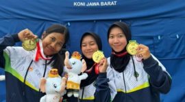 Tiga atlet binaan Kabupaten Bekasi itu, Ana Rahayu, Anisa Yuliastiawan dan Ratih Dwi Oktaviani sukses menambah enam keping medali emas dan satu perak untuk Kontingen Jawa Barat pada PON XXI Aceh-Sumut 2024.