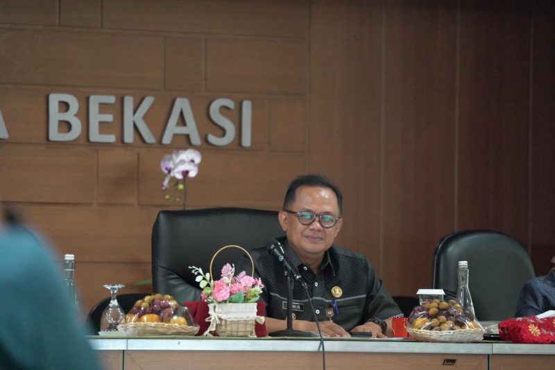 Bertempat di Aula H. Nonon Sonthanie, Komisi IX DPR RI melakukan Kunjungan Kerja Spesifik ke Pemerintah Kota Bekasi.