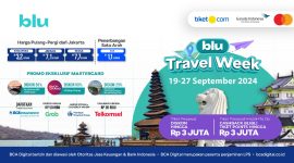 blu by BCA Digital mempersembahkan kampanye blu Travel Week